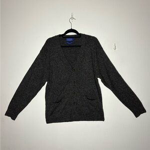 Pendleton Mens 100% Shetland Wool Cardigan Size XL